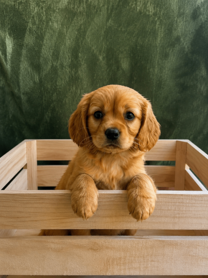 Winnie — Golden x Cavalier miniature golden retriever