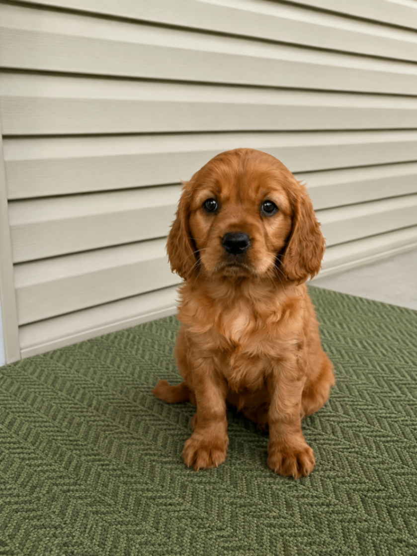 Tallie — Golden x Cavalier miniature golden retriever